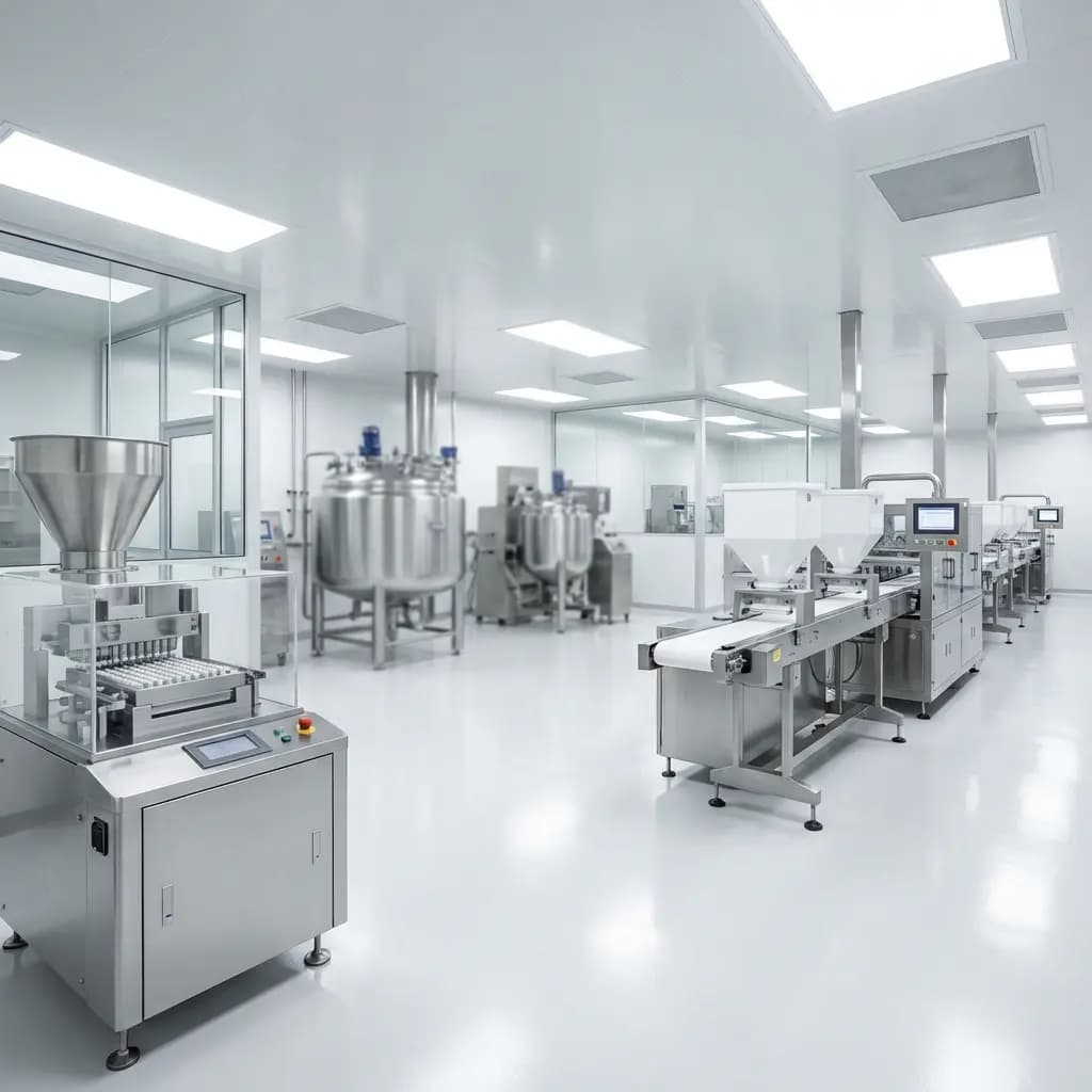 GMP-certified supplement manufacturing facility