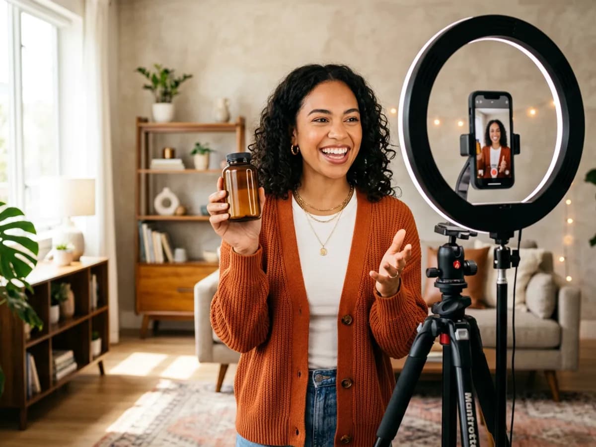 Supplement launch support for creators & influencers